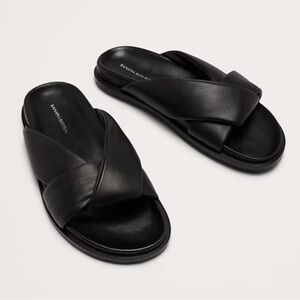 Banana Republic Leather Knot Slide Sandal